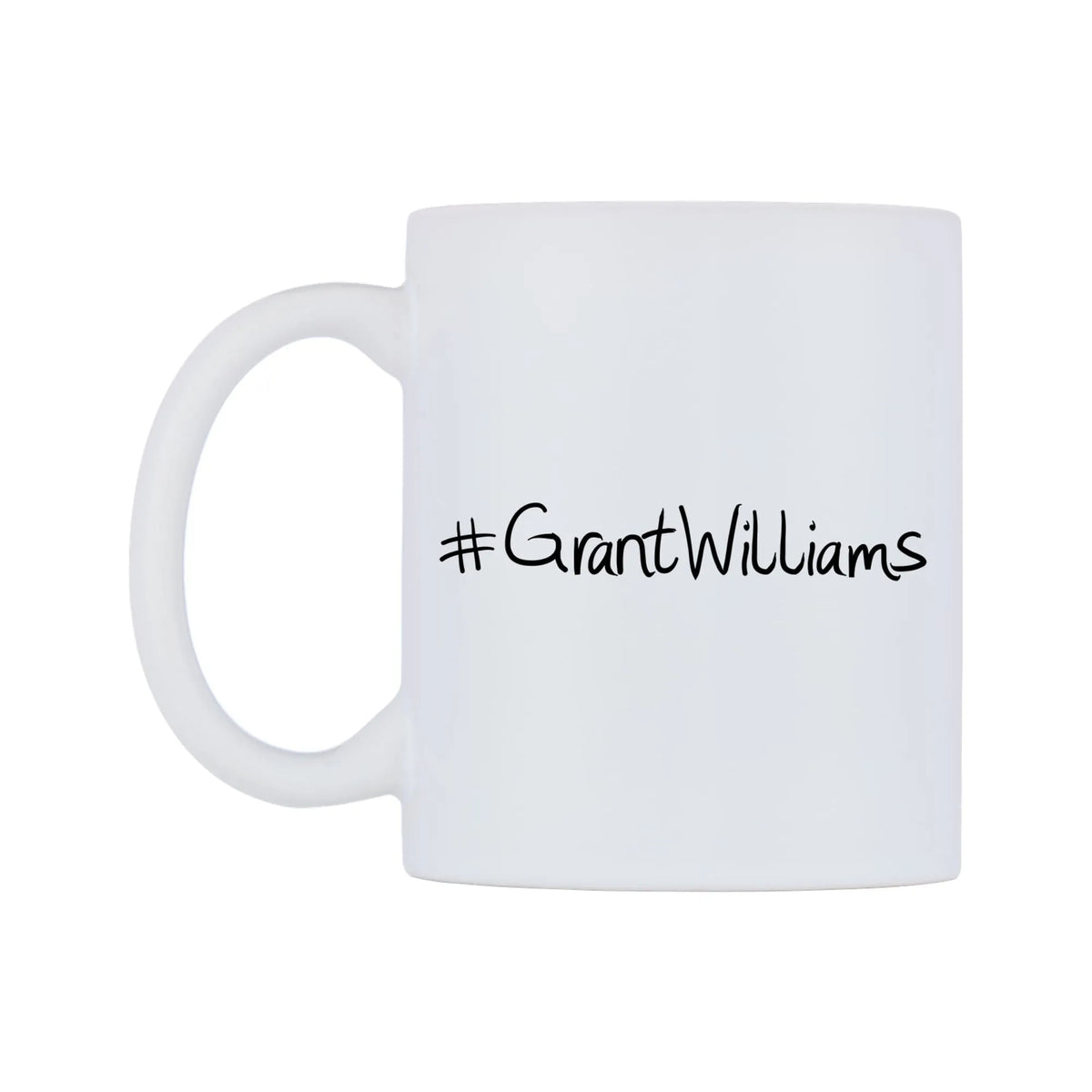 GrantWilliams Mug — mug, right side, on a white background