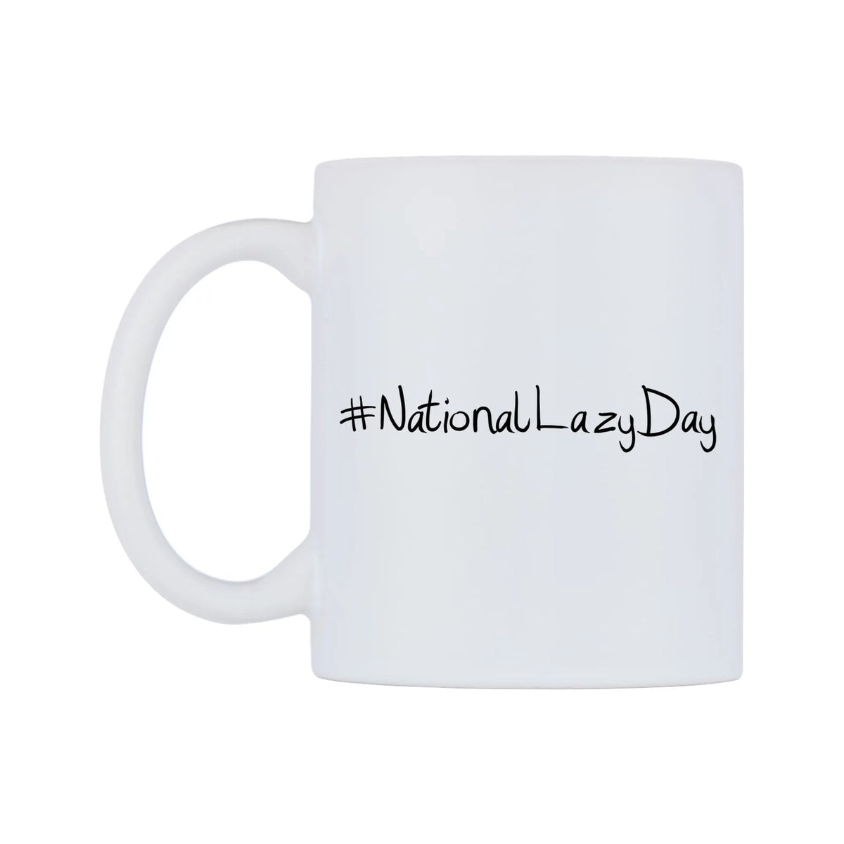 NationalLazyDay Mug — mug, right side, on a white background