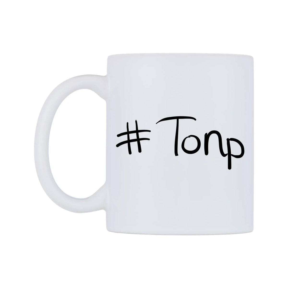 Tonp Mug — mug, right side, on a white background