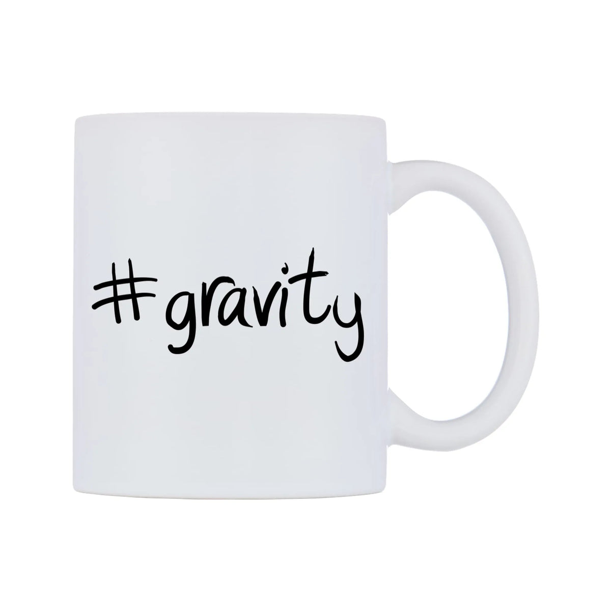 gravity Mug — mug, left side, on a white background