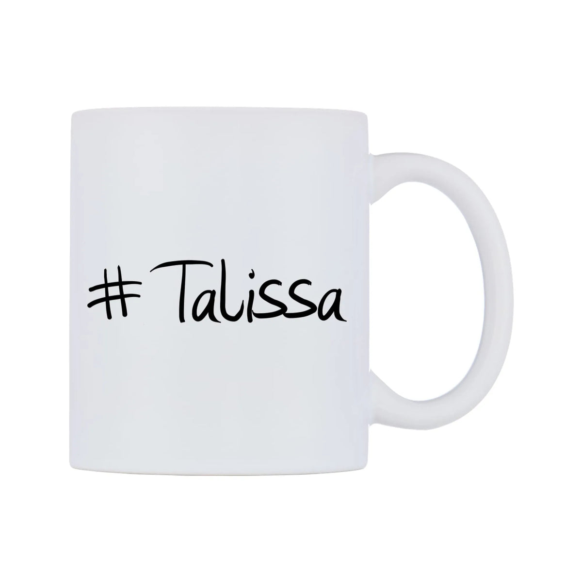 Talissa Mug — mug, left side, on a white background