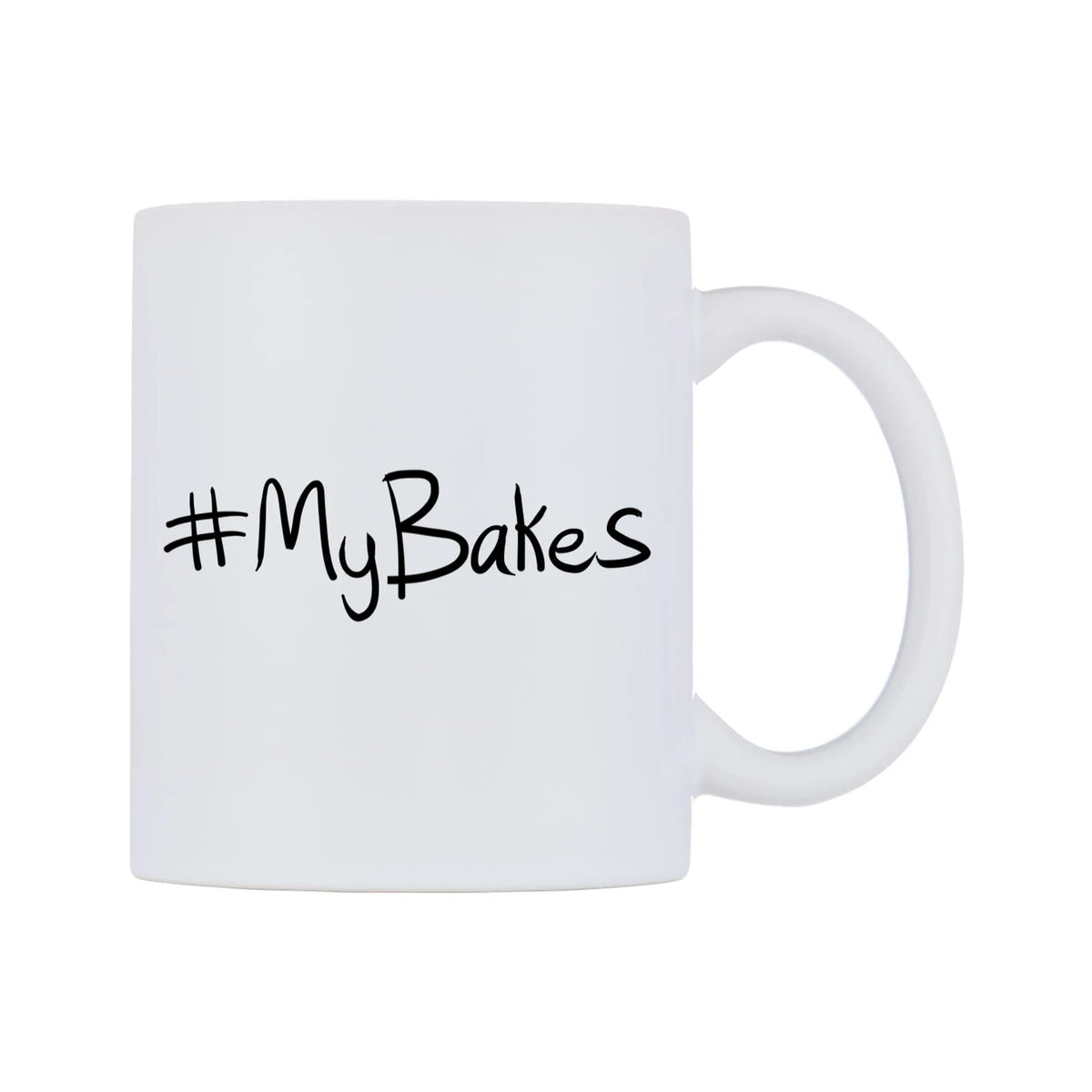 MyBakes Mug — mug, left side, on a white background