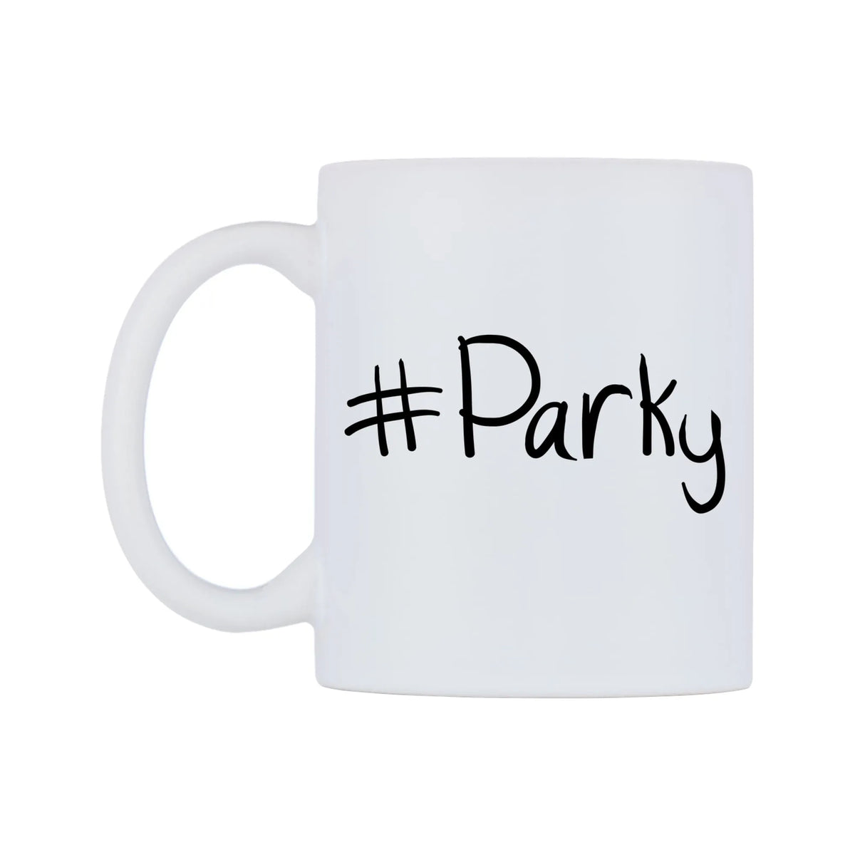 Parky Mug — mug, right side, on a white background