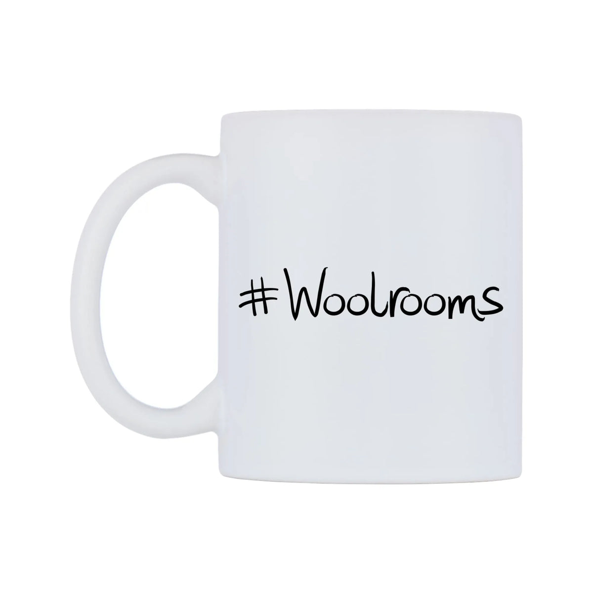 Woolrooms Mug — mug, right side, on a white background