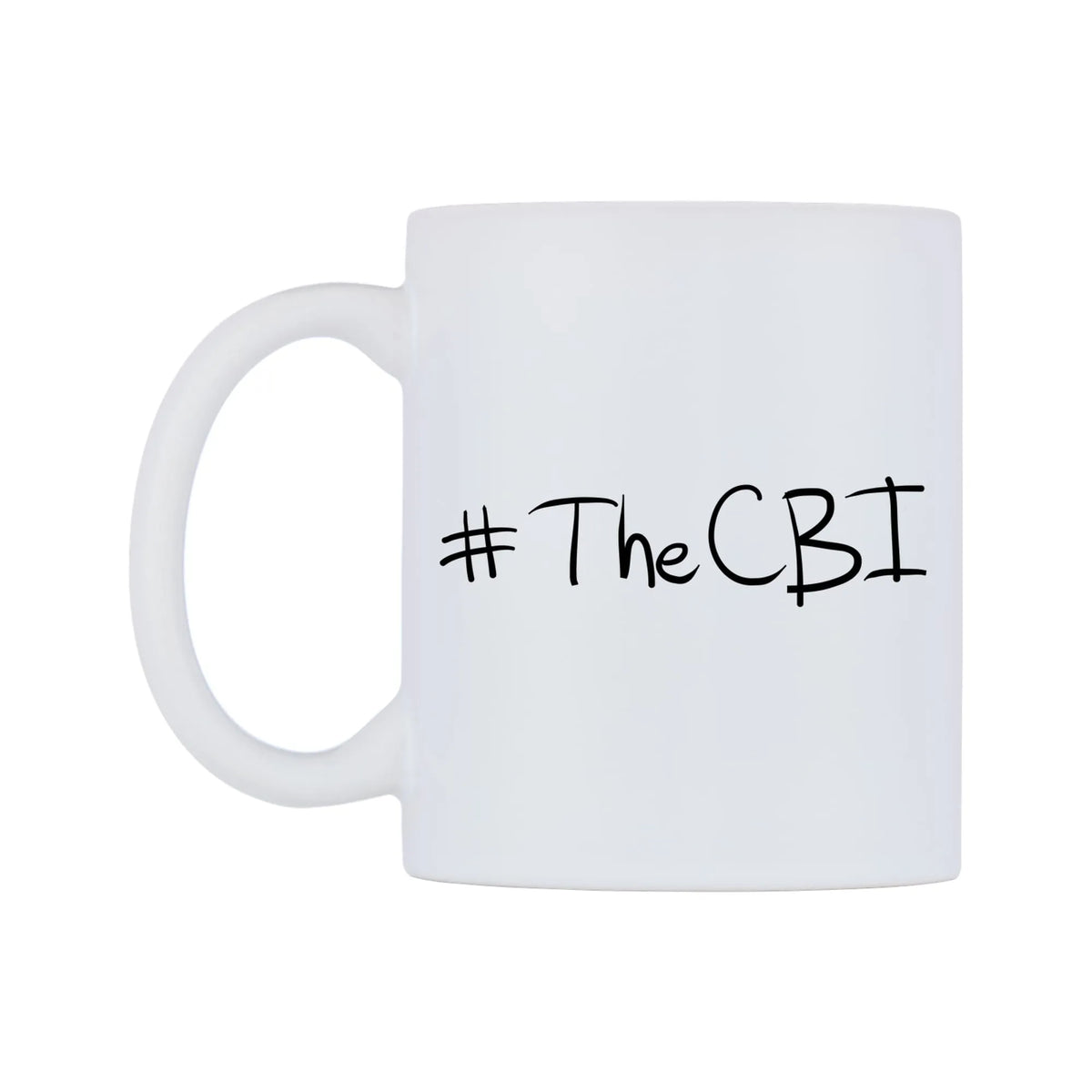 TheCBI Mug — mug, right side, on a white background