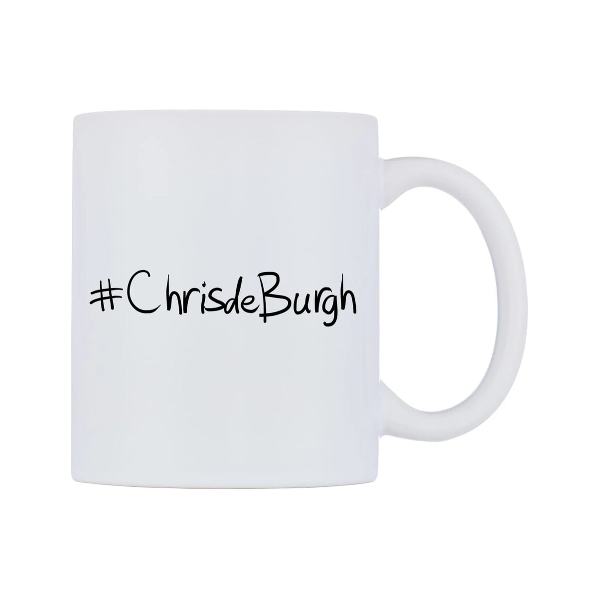 ChrisdeBurgh Mug — mug, left side, on a white background