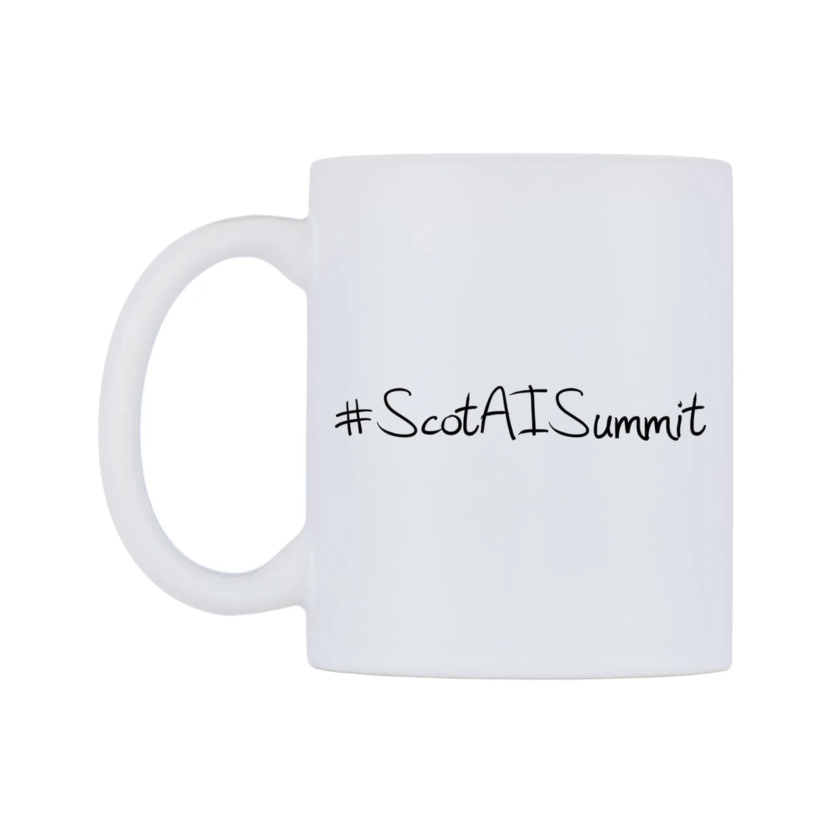 ScotAISummit Mug — mug, right side, on a white background