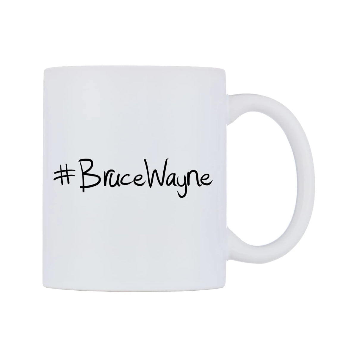 BruceWayne Mug — mug, left side, on a white background