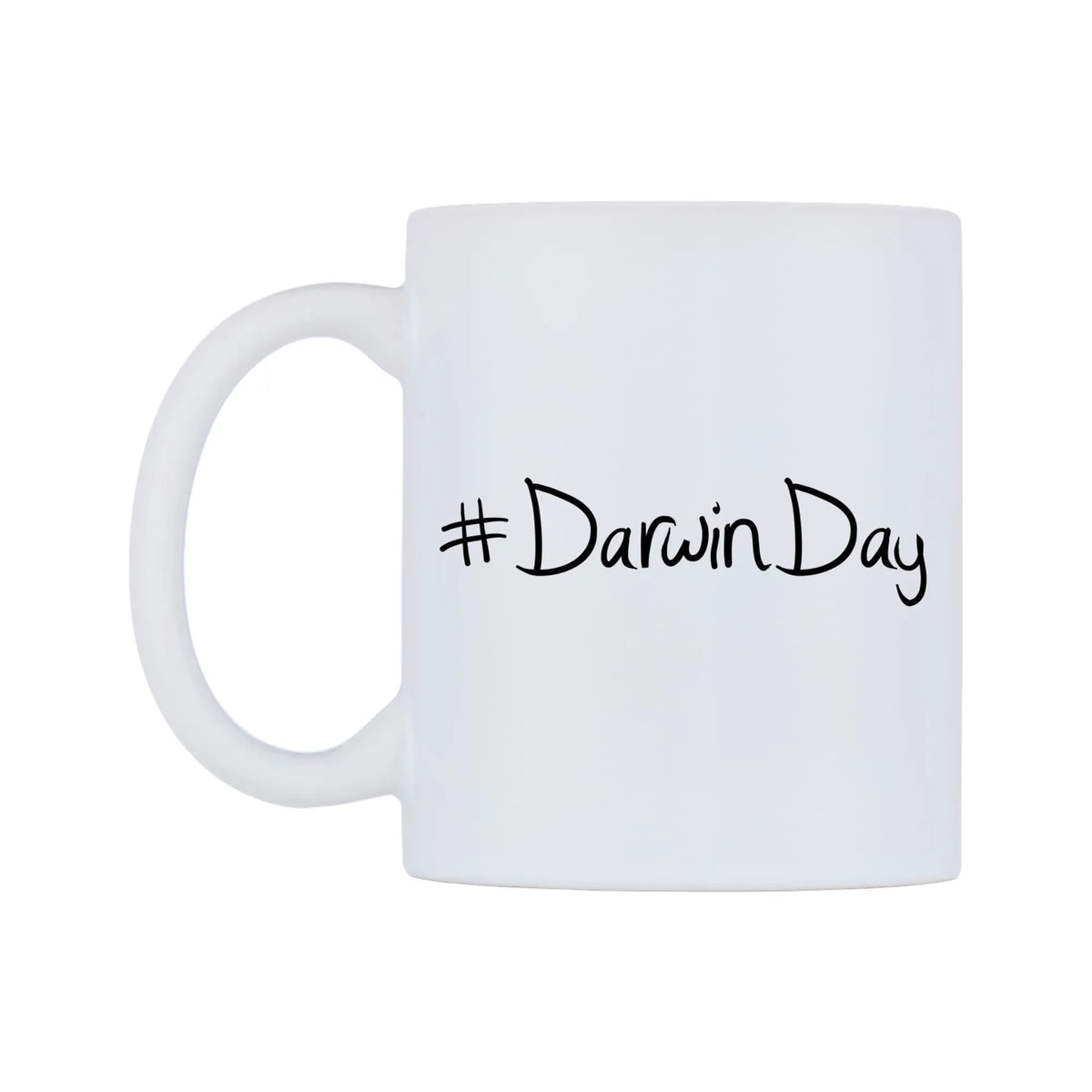 DarwinDay Mug — mug, right side, on a white background