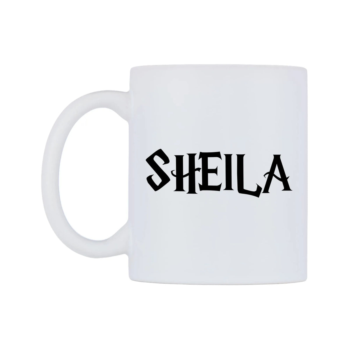 Sheila - Wizard Themed Mug — white 11oz gloss mug, right side, on a white background