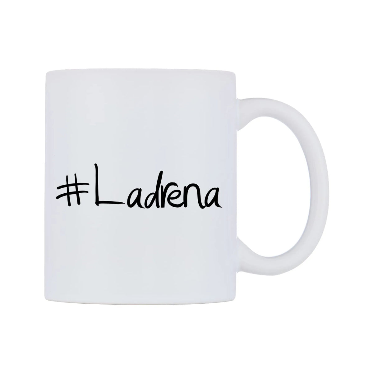 Ladrena Mug — mug, left side, on a white background
