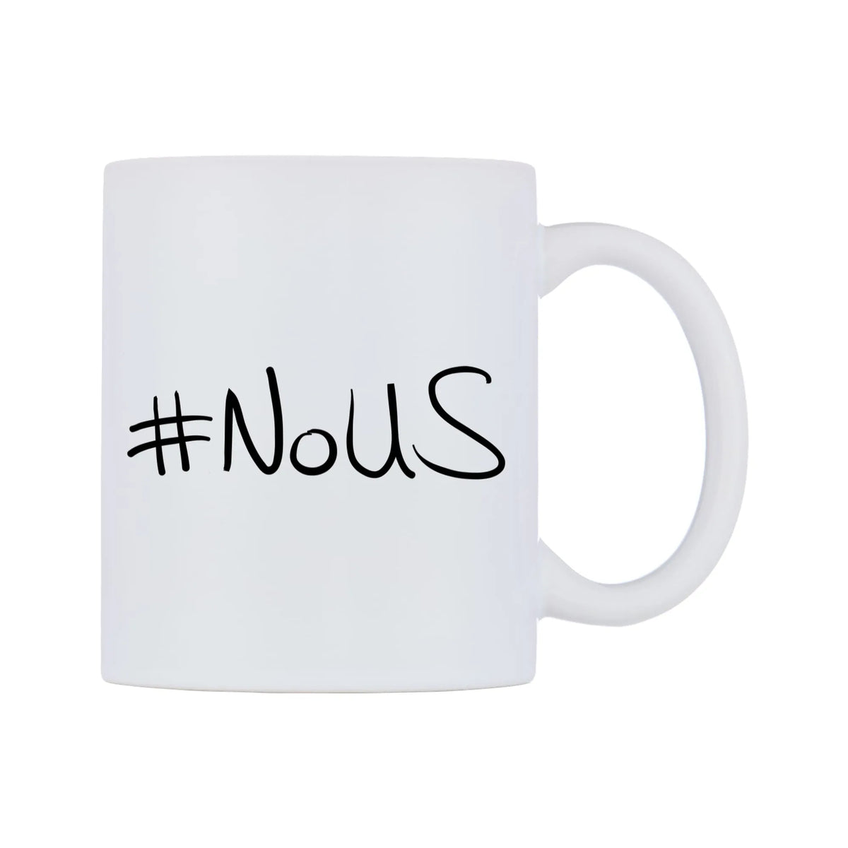 NoUS Mug — mug, left side, on a white background
