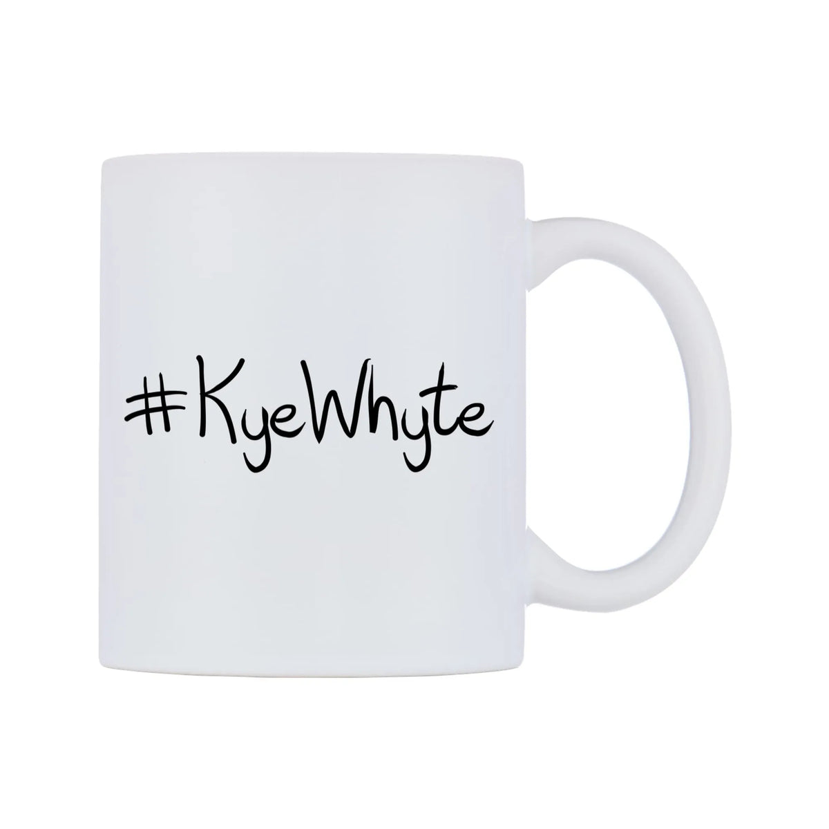 KyeWhyte Mug — mug, left side, on a white background