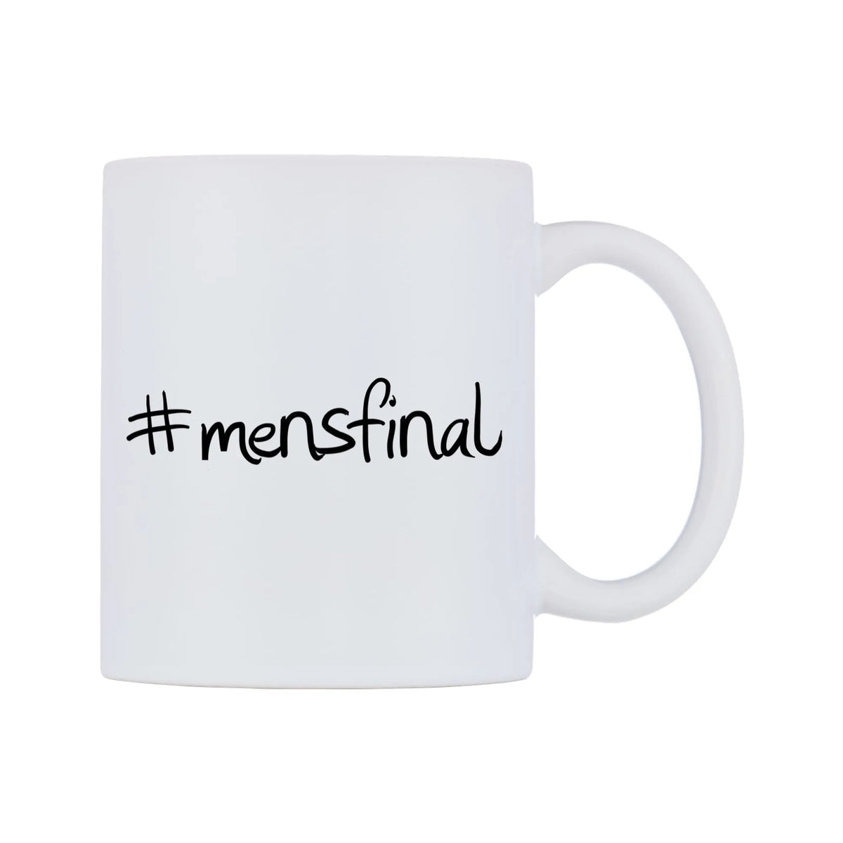 mensfinal Mug — mug, left side, on a white background