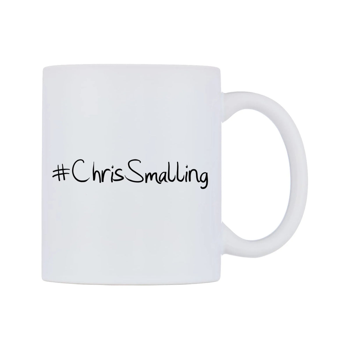 ChrisSmalling Mug — mug, left side, on a white background