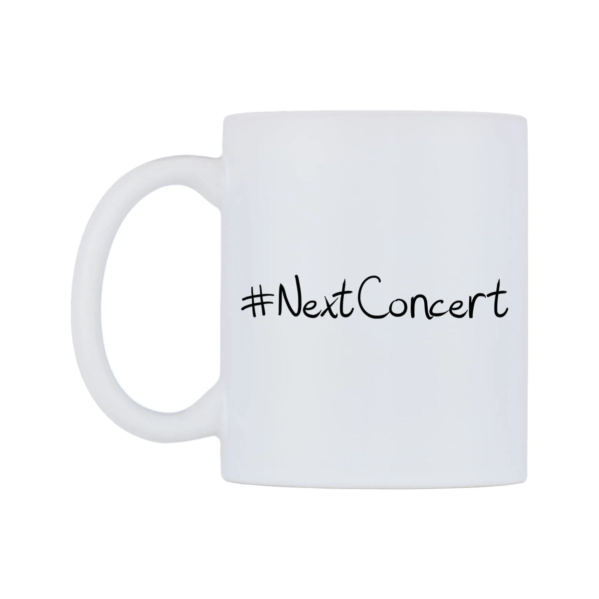 NextConcert Mug — mug, right side, on a white background