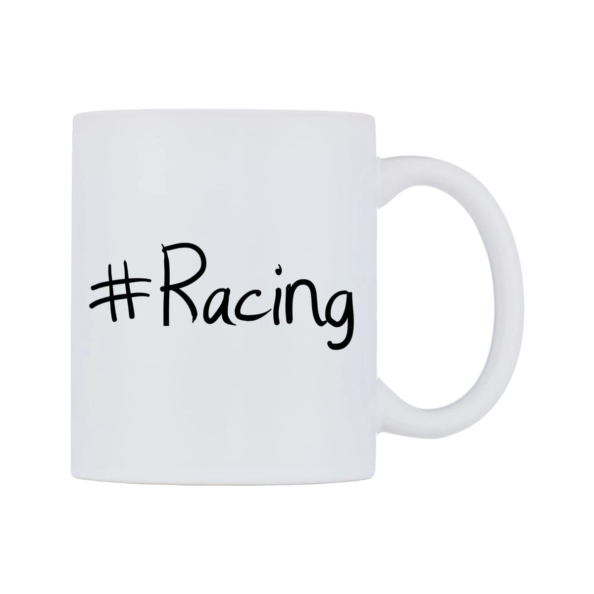 Racing Mug — mug, left side, on a white background
