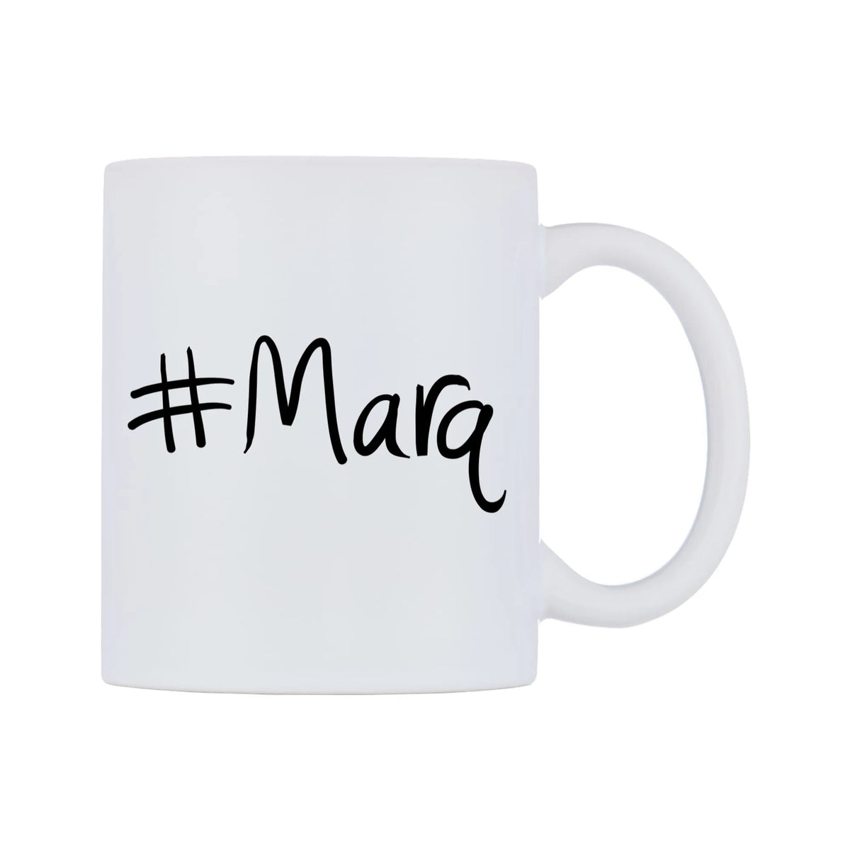 Marq Mug — mug, left side, on a white background