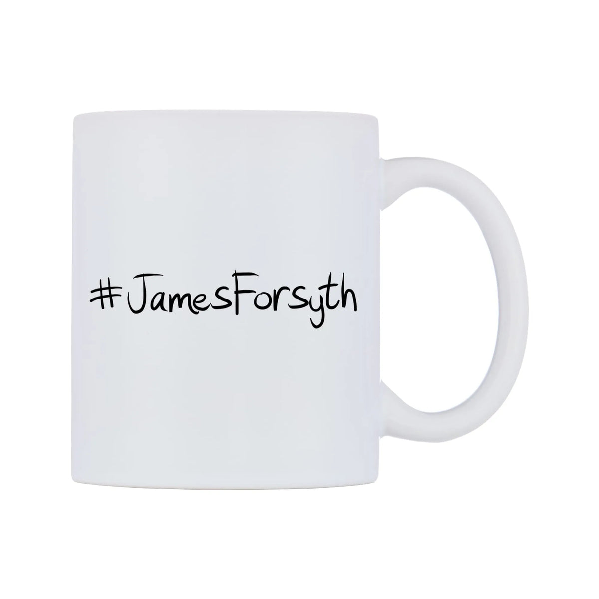 JamesForsyth Mug — mug, left side, on a white background