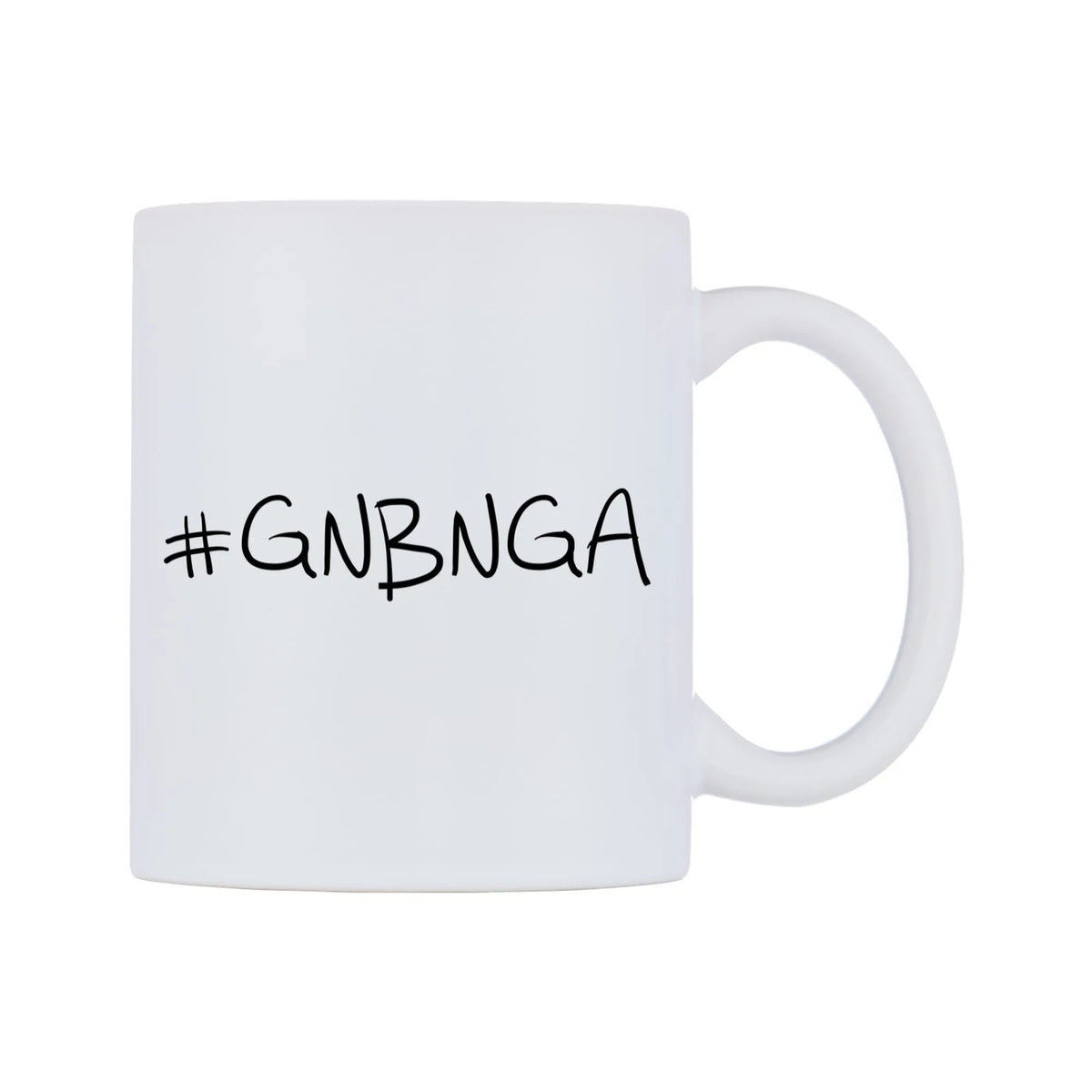 GNBNGA Mug — mug, left side, on a white background