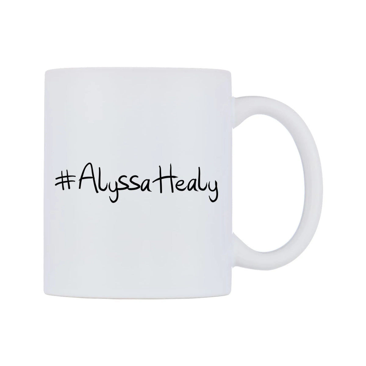 AlyssaHealy Mug — mug, left side, on a white background
