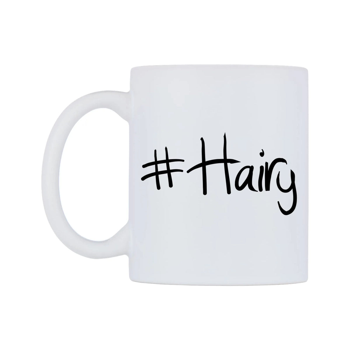 Hairy Mug — mug, right side, on a white background