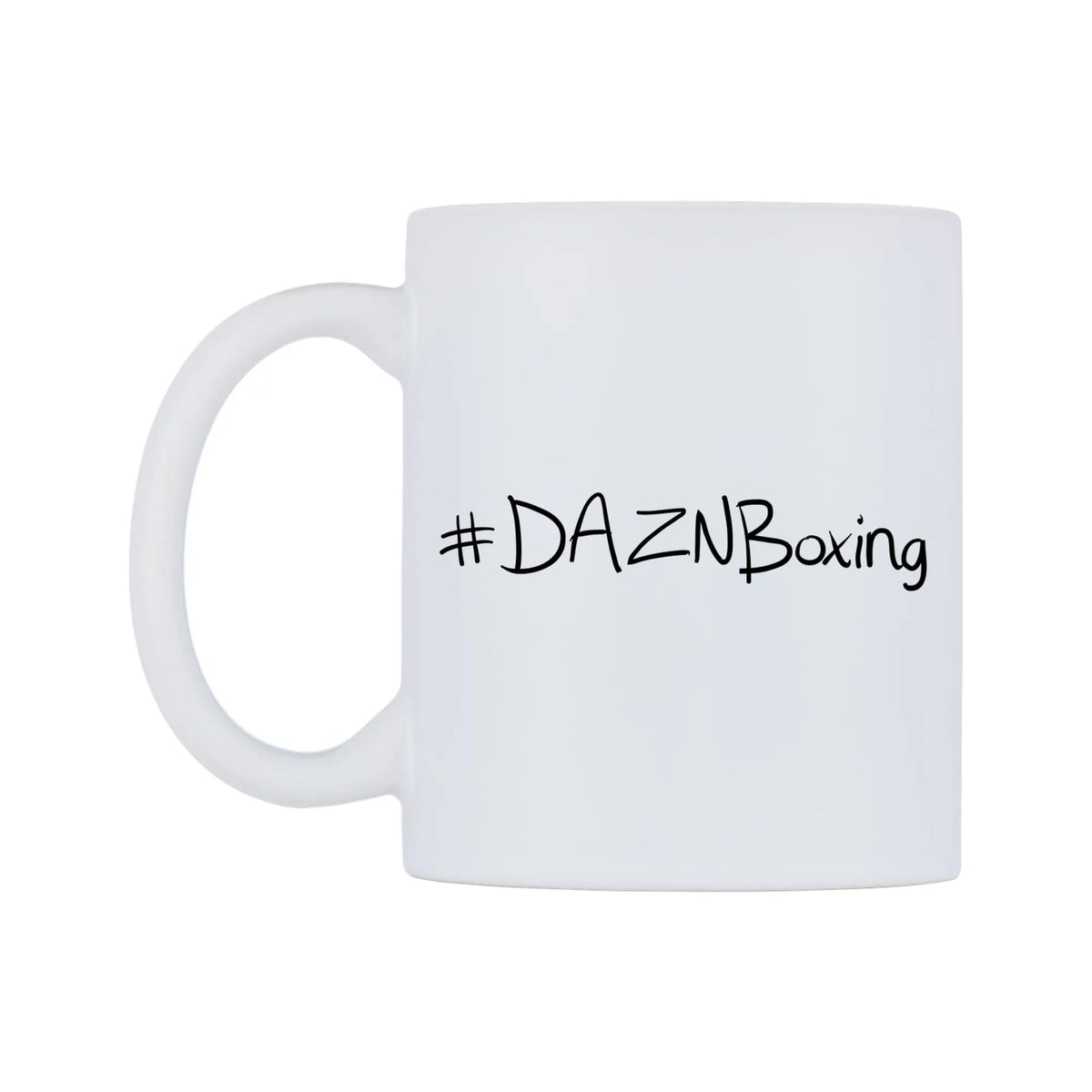 DAZNBoxing Mug — mug, right side, on a white background