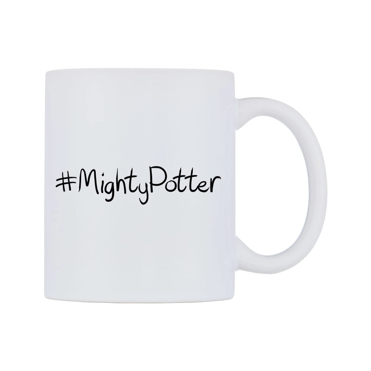MightyPotter Mug — mug, left side, on a white background