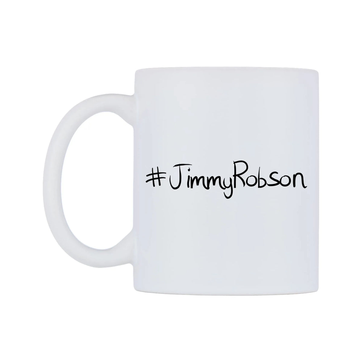 JimmyRobson Mug — mug, right side, on a white background