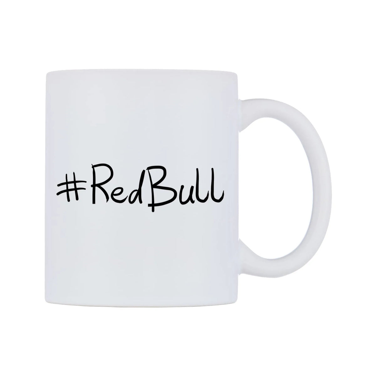 RedBull Mug — mug, left side, on a white background