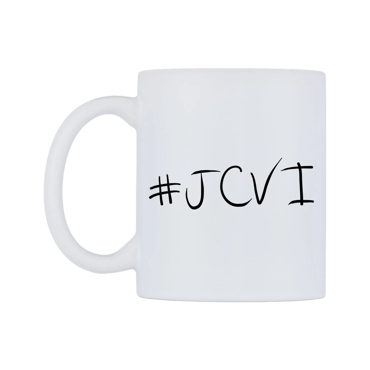 JCVI Mug — mug, right side, on a white background
