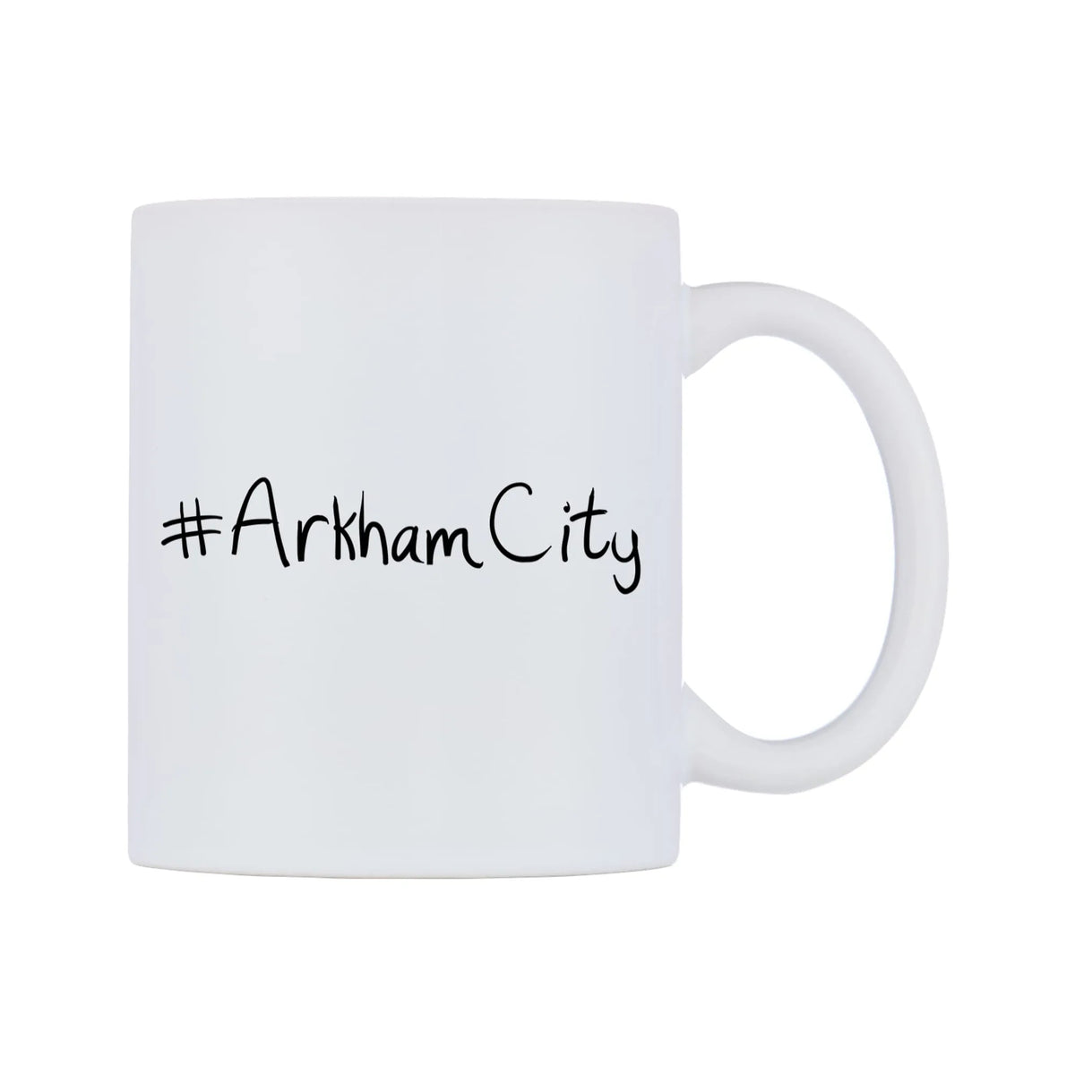 ArkhamCity Mug — mug, left side, on a white background