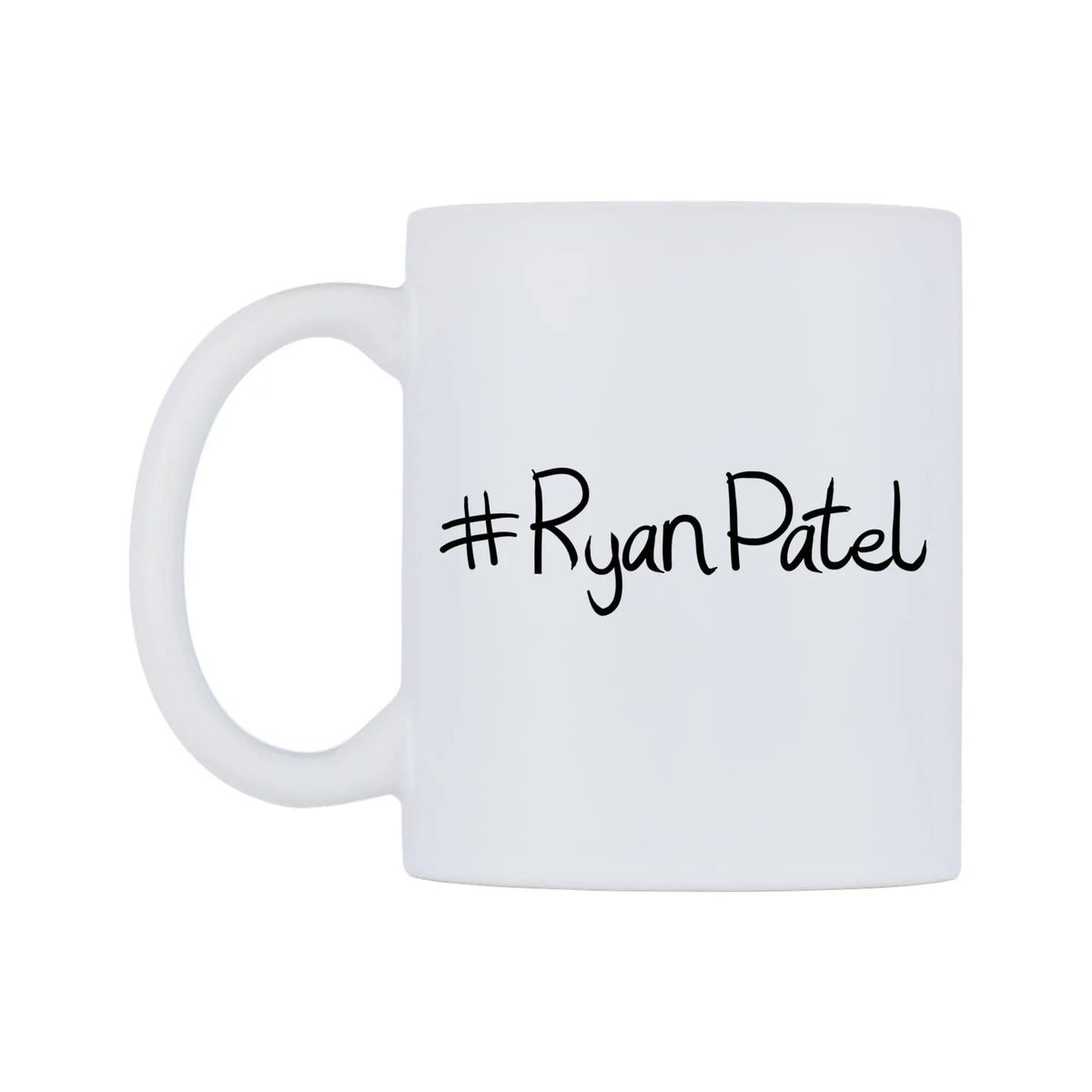 RyanPatel Mug — mug, right side, on a white background