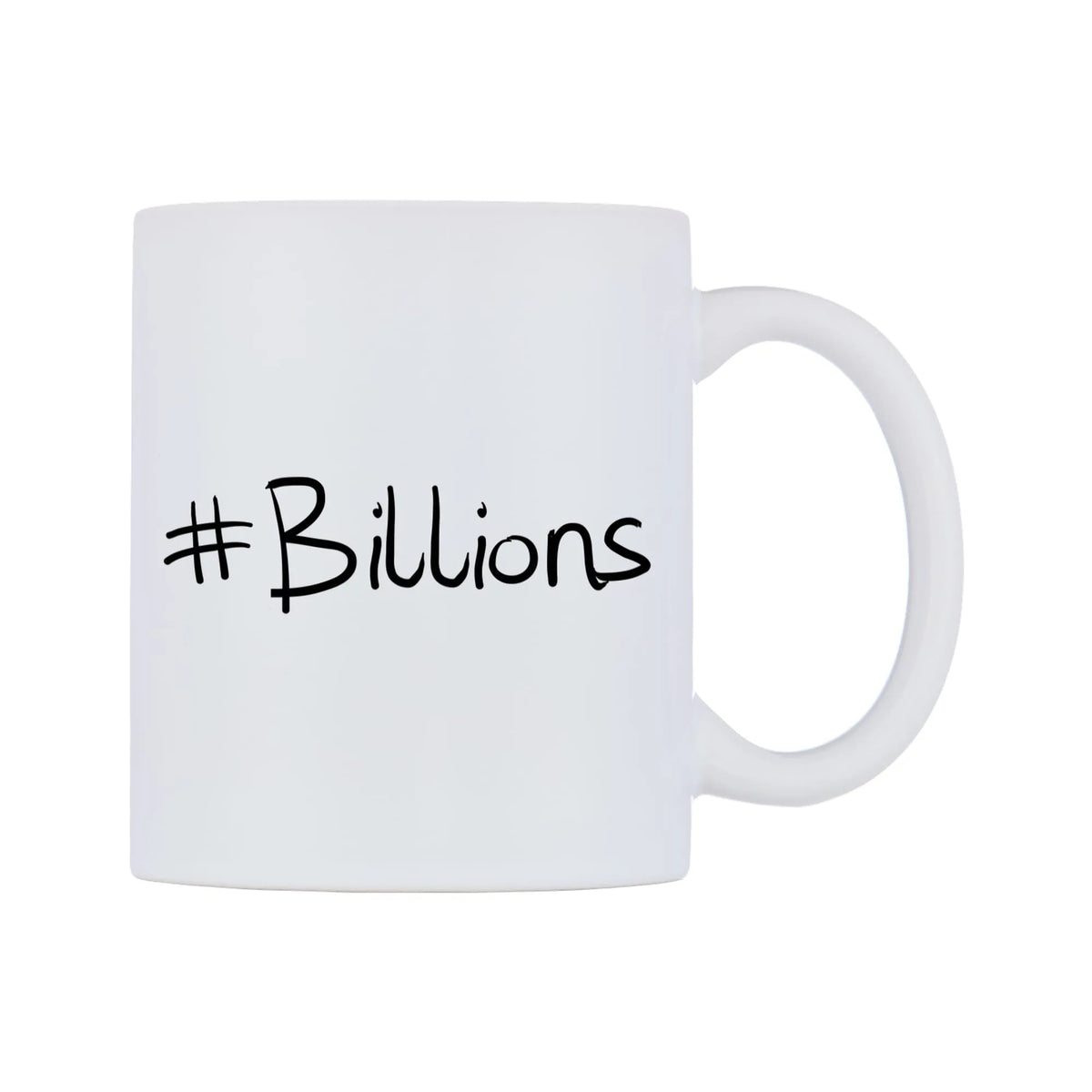 Billions Mug — mug, left side, on a white background