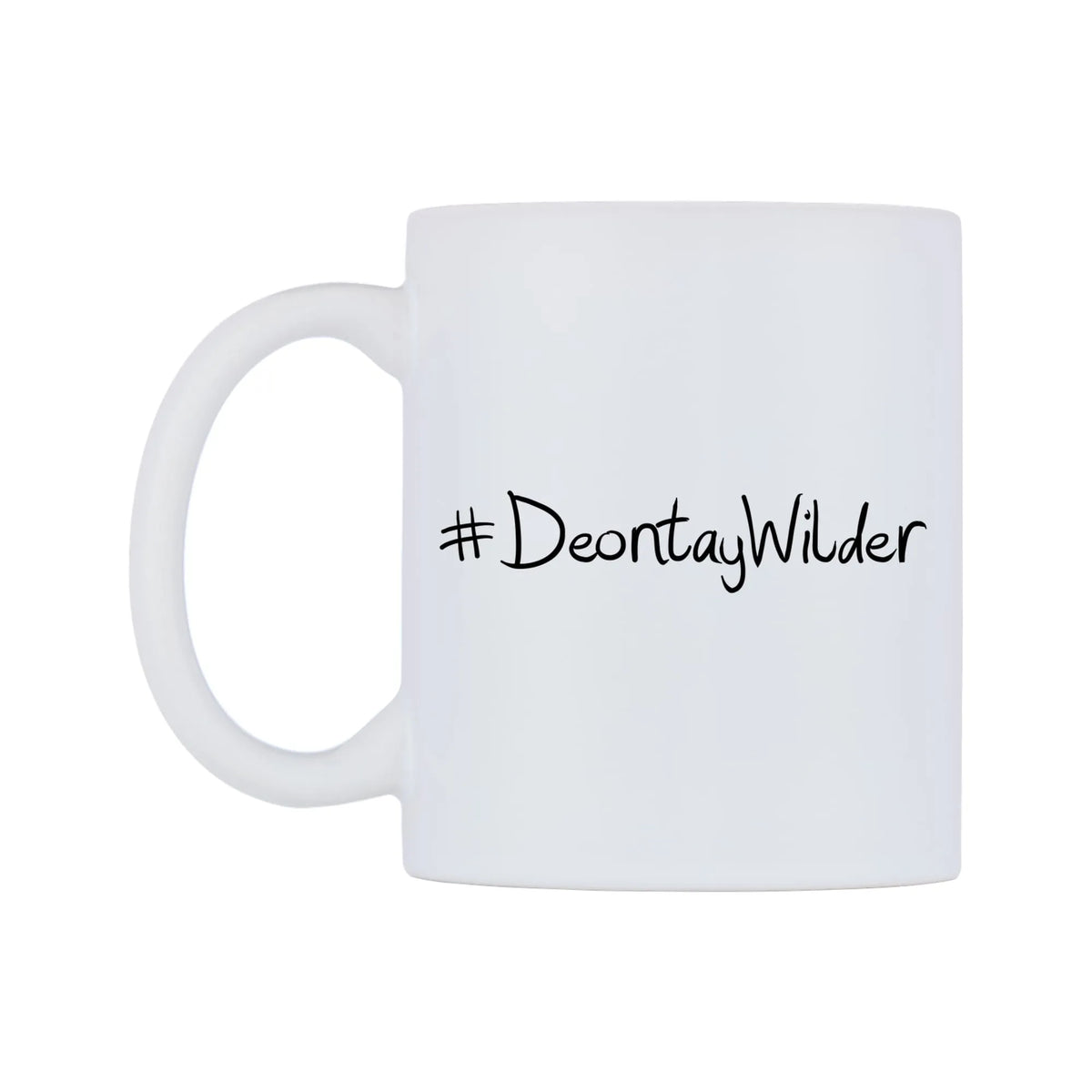 DeontayWilder Mug — mug, right side, on a white background