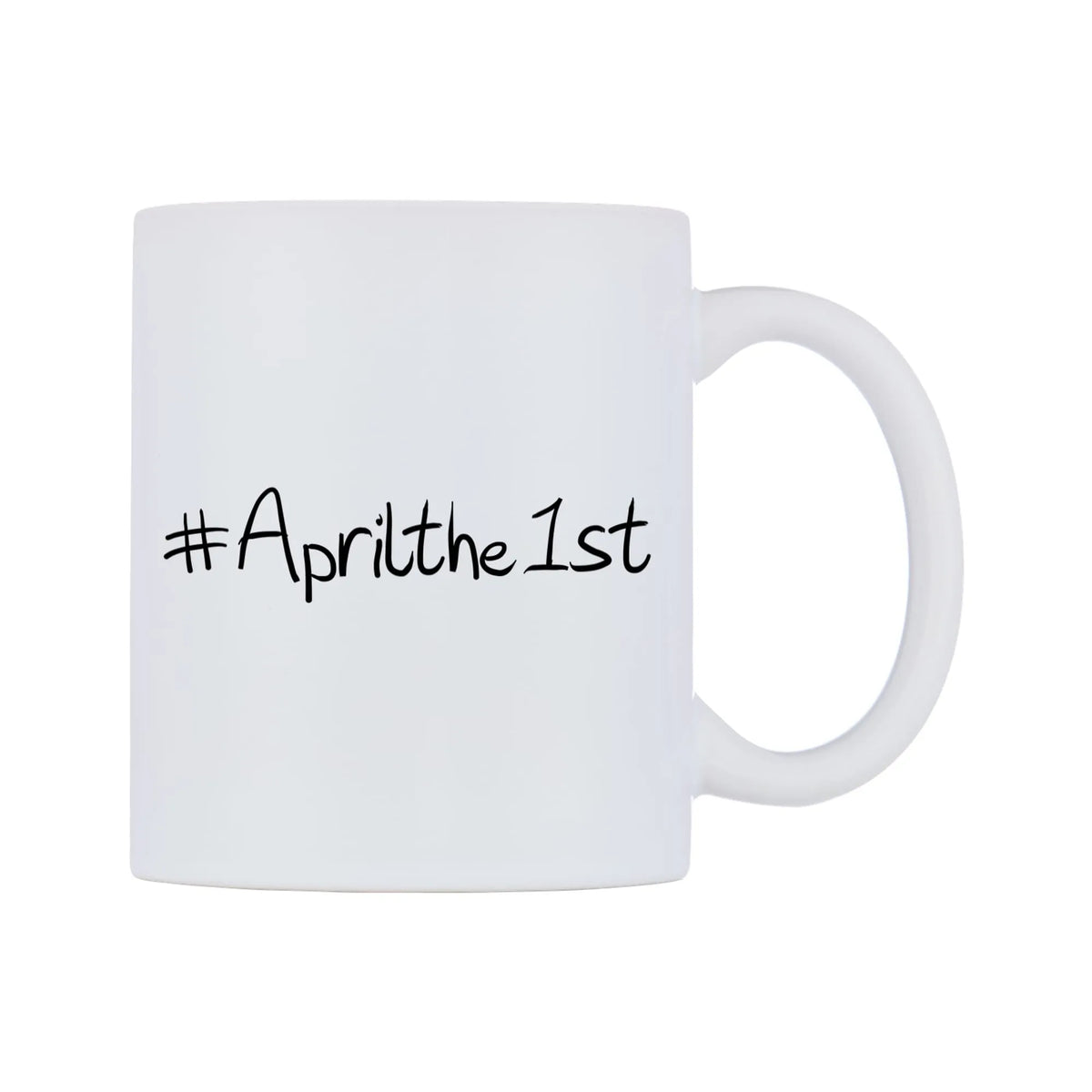Aprilthe1st Mug — mug, left side, on a white background