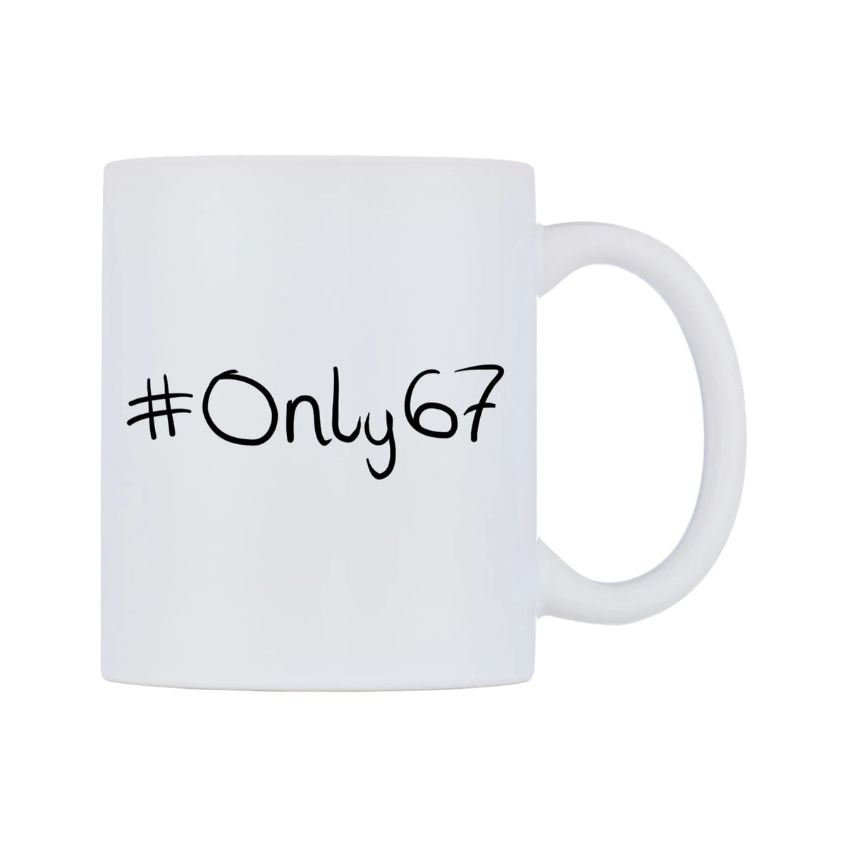 Only67 Mug — mug, left side, on a white background