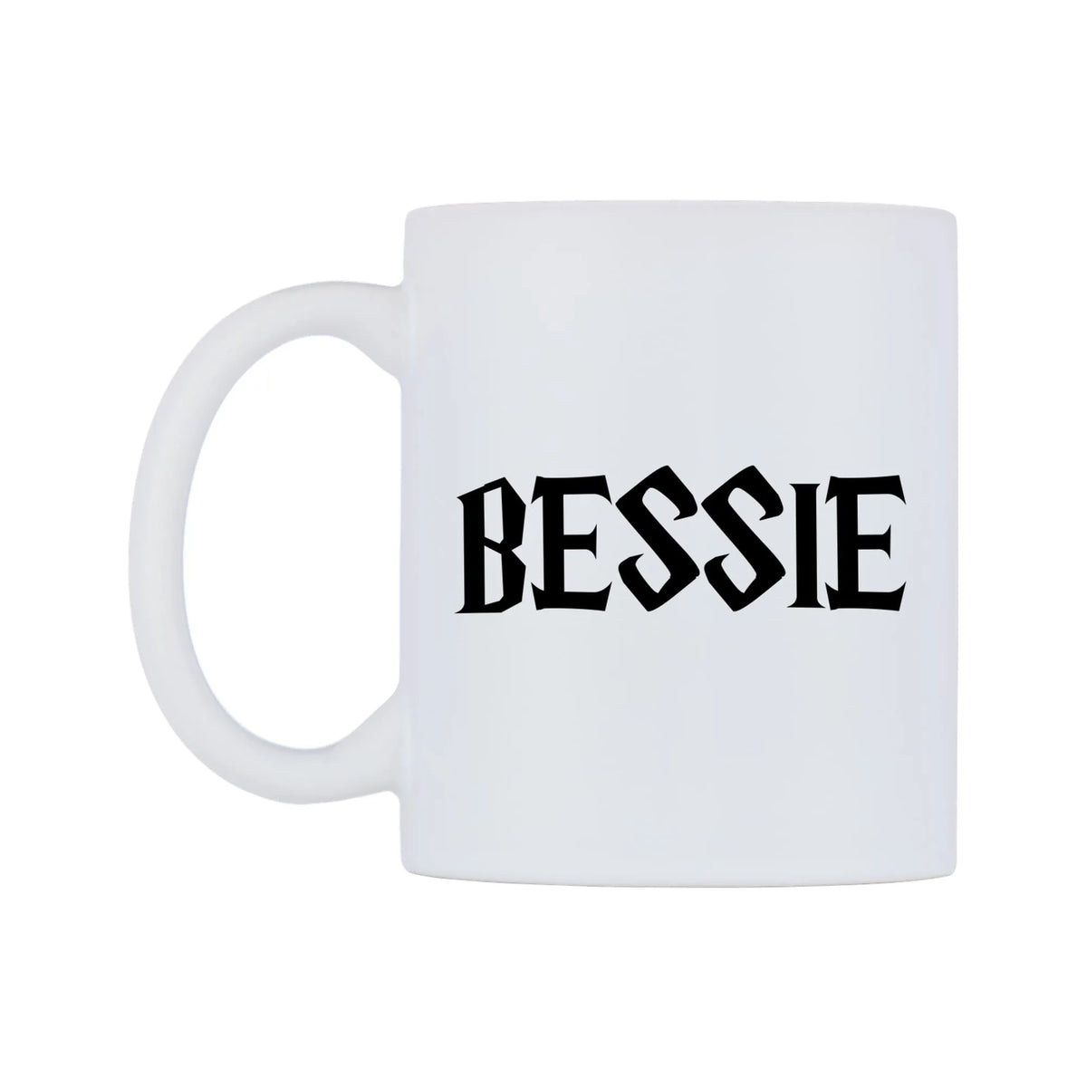 Bessie - Wizard Themed Mug — mug, right side, on a white background