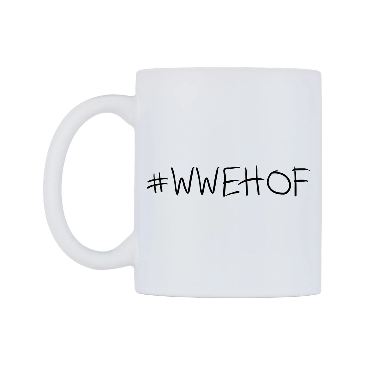 WWEHOF Mug — mug, right side, on a white background