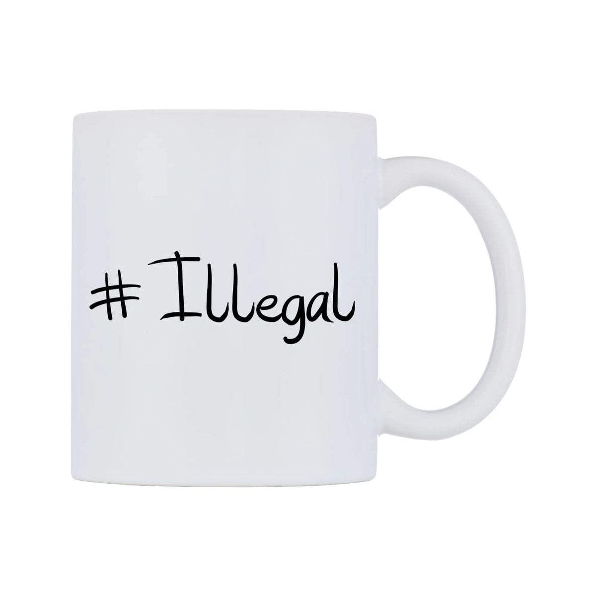 Illegal Mug — mug, left side, on a white background