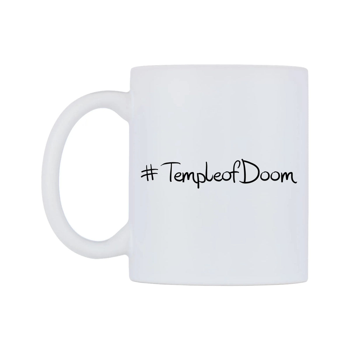 TempleofDoom Mug — mug, right side, on a white background