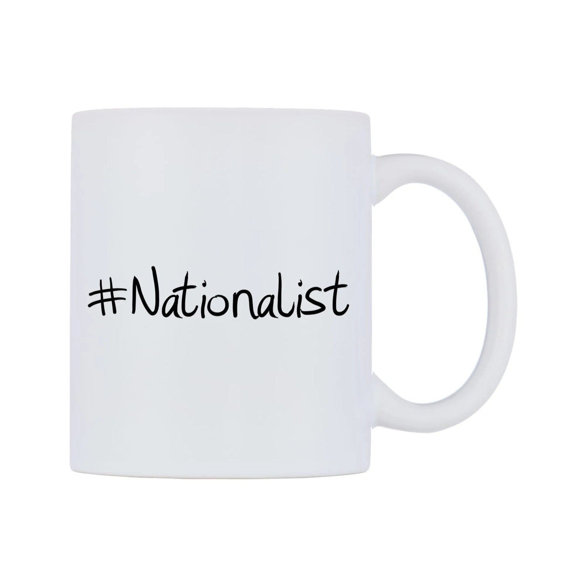 Nationalist Mug — mug, left side, on a white background