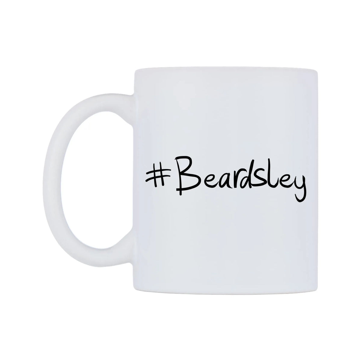 Beardsley Mug — mug, right side, on a white background