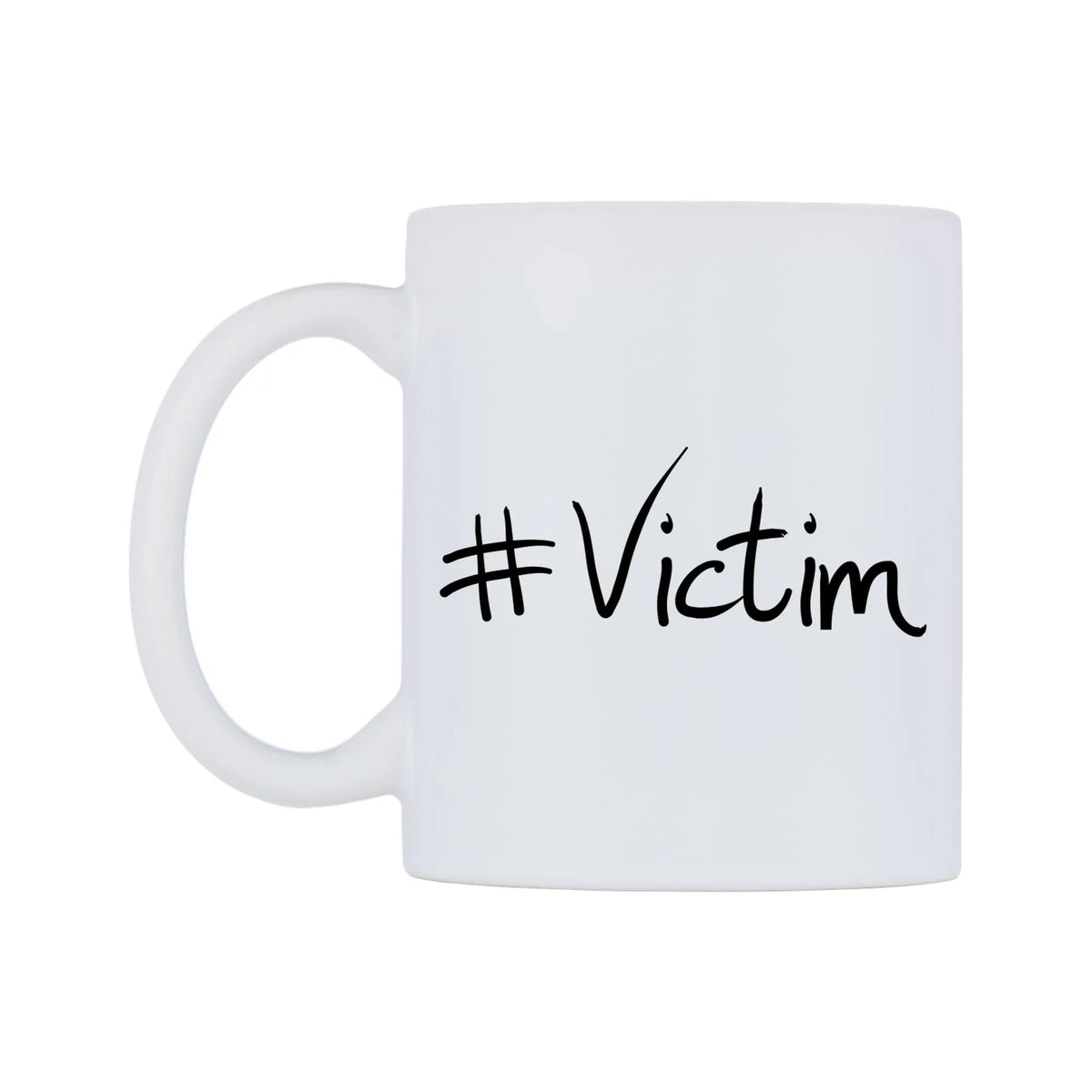 Victim Mug — mug, right side, on a white background