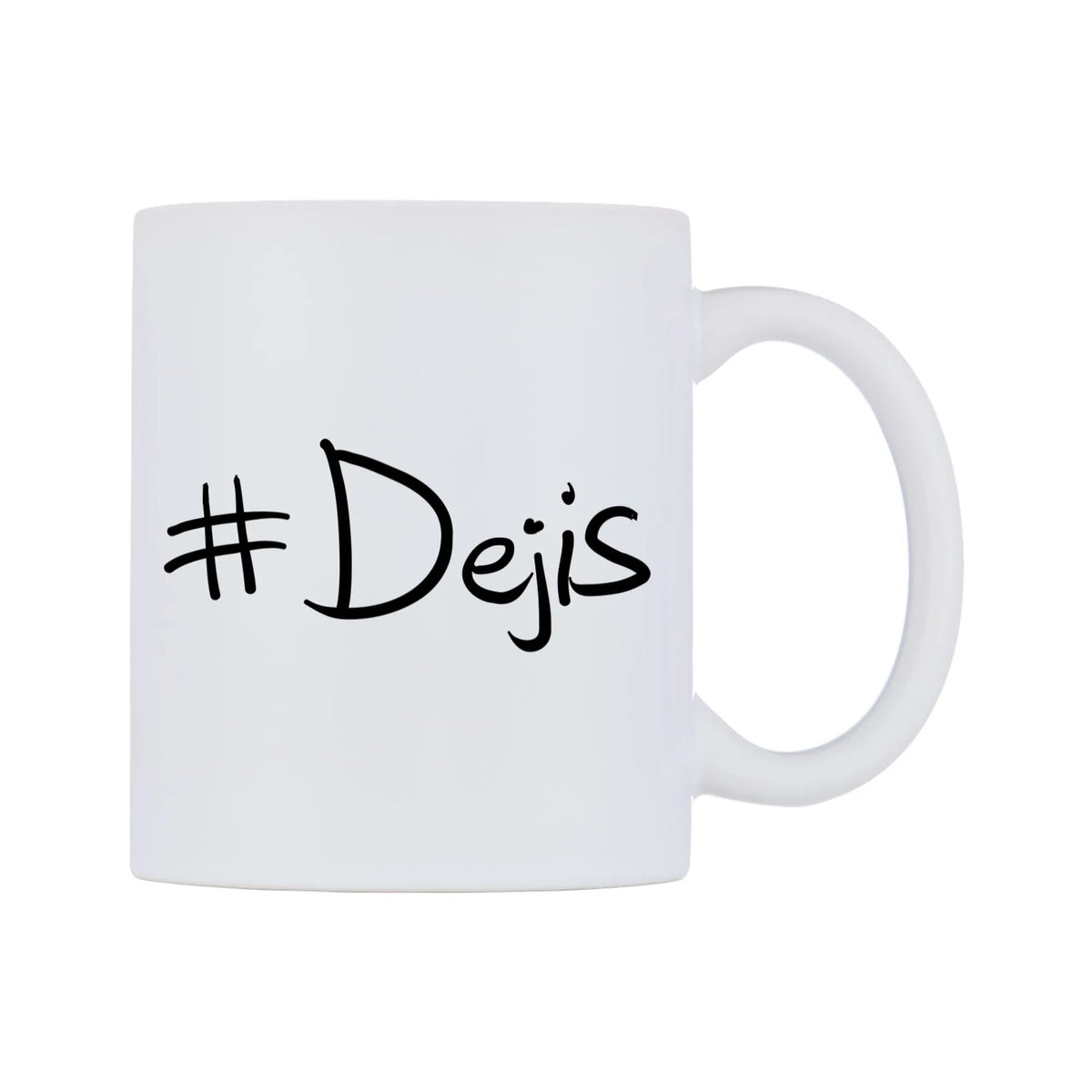 Dejis Mug — mug, left side, on a white background