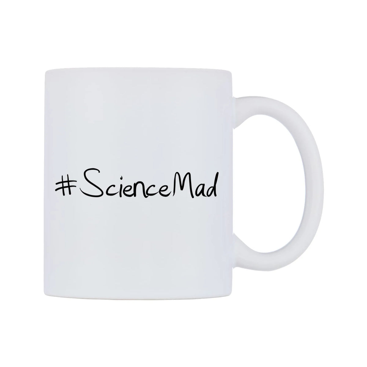 ScienceMad Mug — mug, left side, on a white background