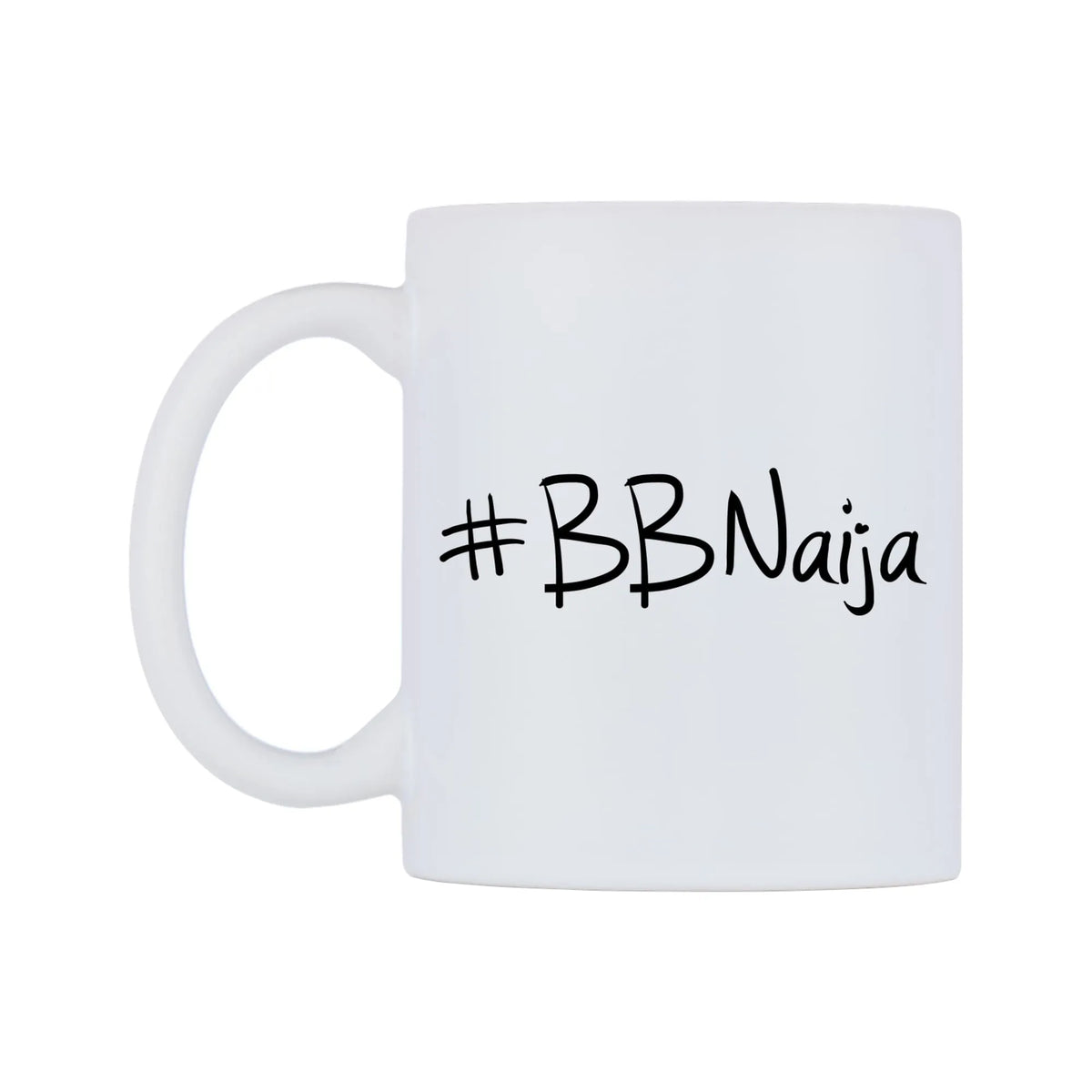 BBNaija Mug — mug, right side, on a white background