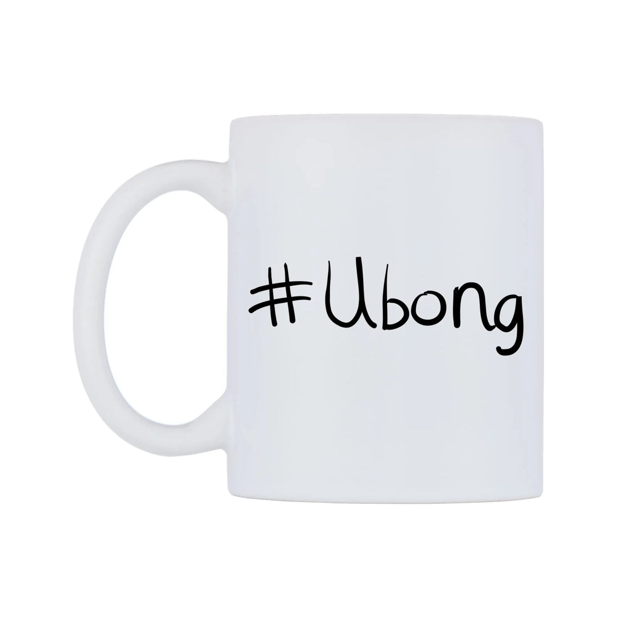Ubong Mug — mug, right side, on a white background