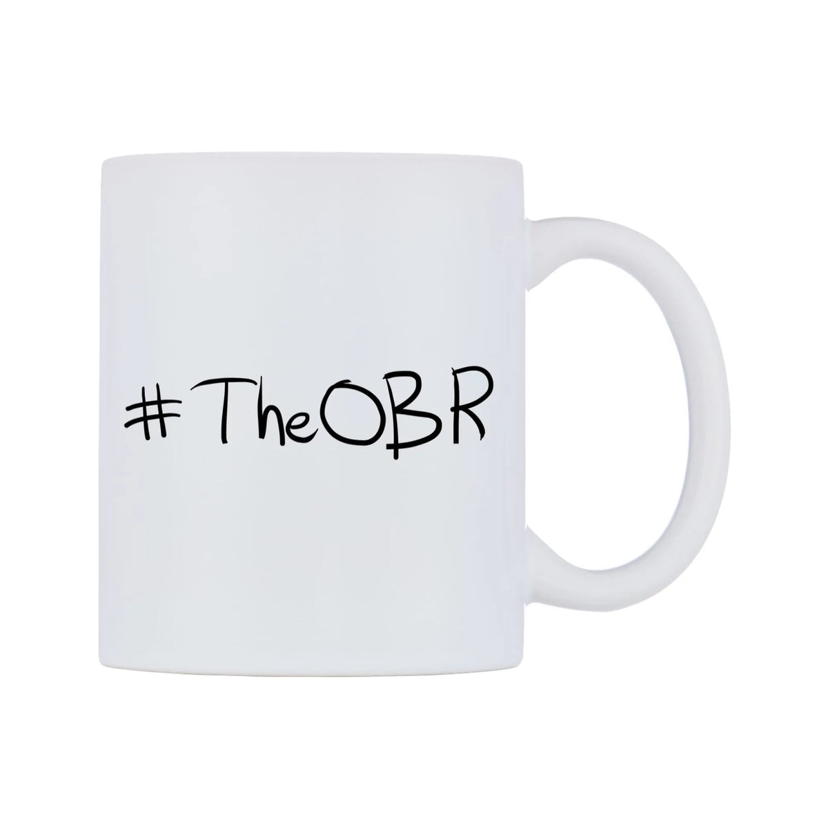 TheOBR Mug — mug, left side, on a white background