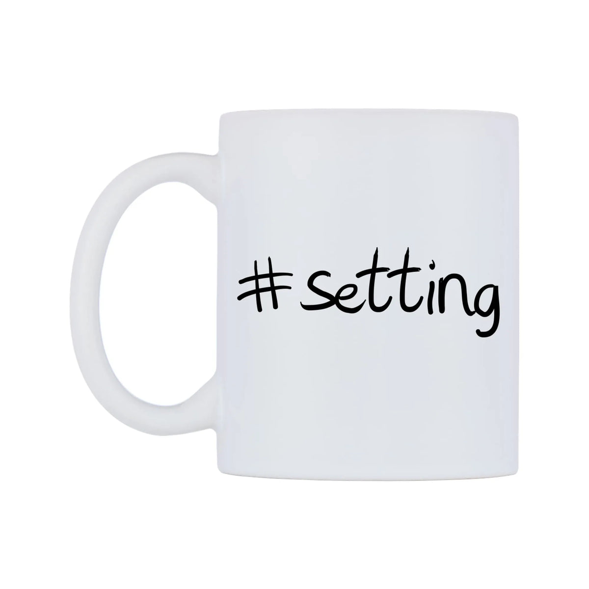 setting Mug — mug, right side, on a white background